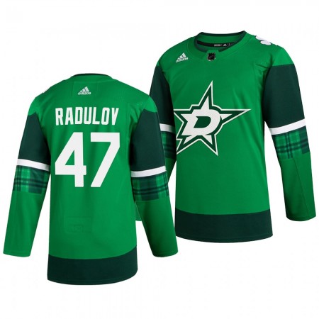 Camisola Dallas Stars Alexander Radulov 47 Adidas 2019-2020 St. Patrick's Day Authentic - Homem